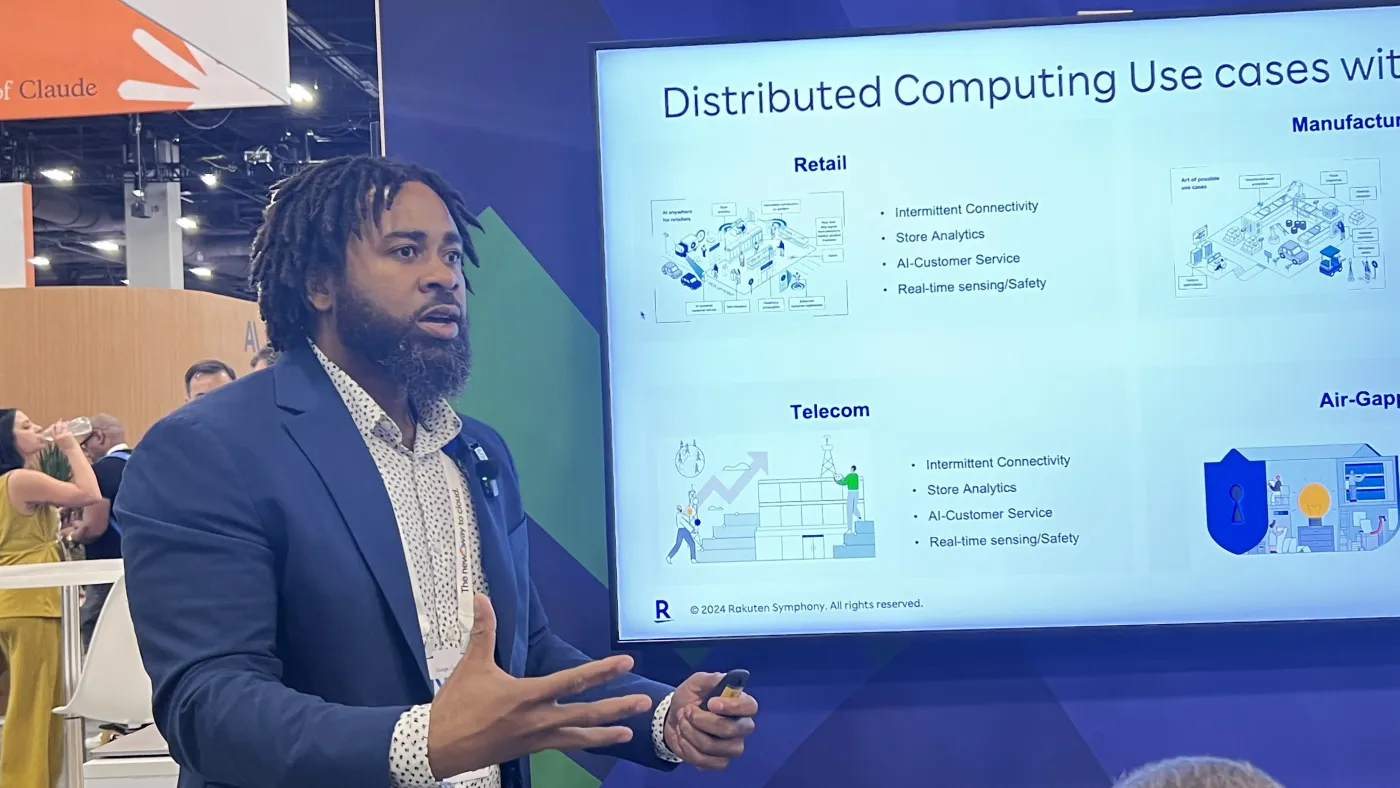 Obinna Amalu presenting on distributed computing
